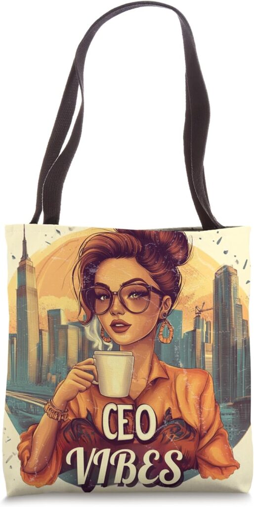 CEO Vibes Boss Lady Illustration Retro-Inspired Design