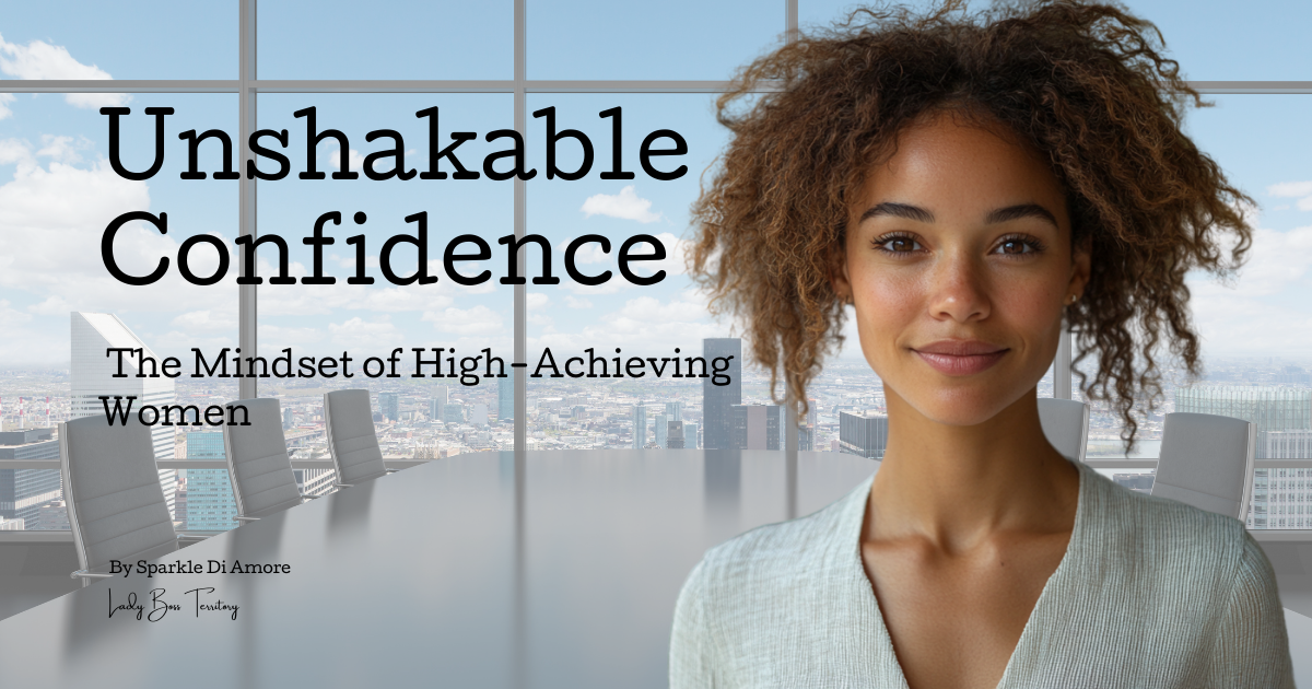 Confident woman in modern office - Unshakable Confidence: The Mindset of High-Achieving Women - Lady Boss Territory